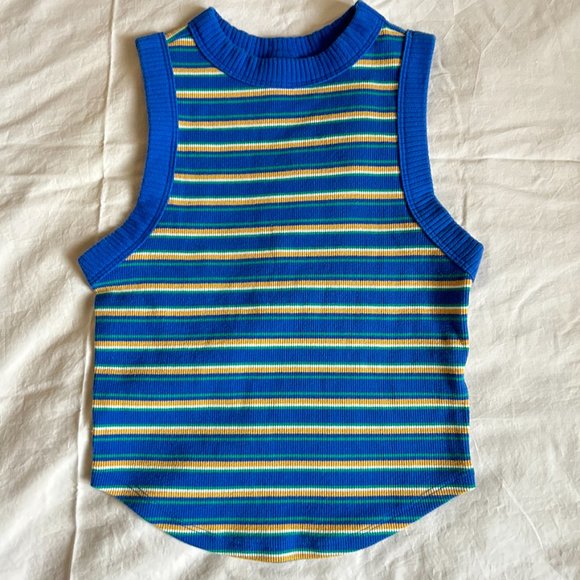 wild fable Tops - XS Cropped Colorful Indie Tank Top
